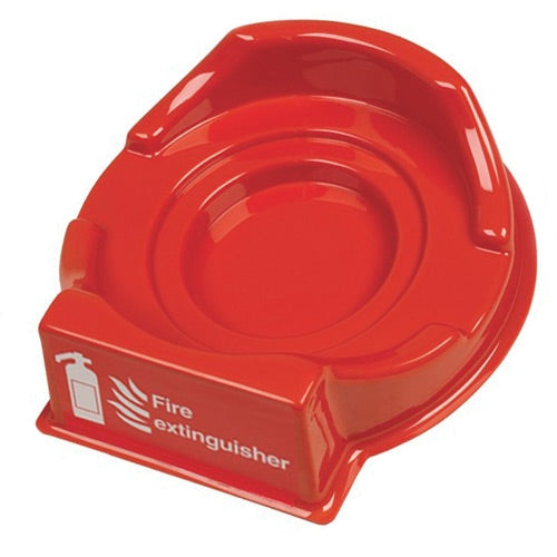 Single Red Fire Extinguisher Plinth